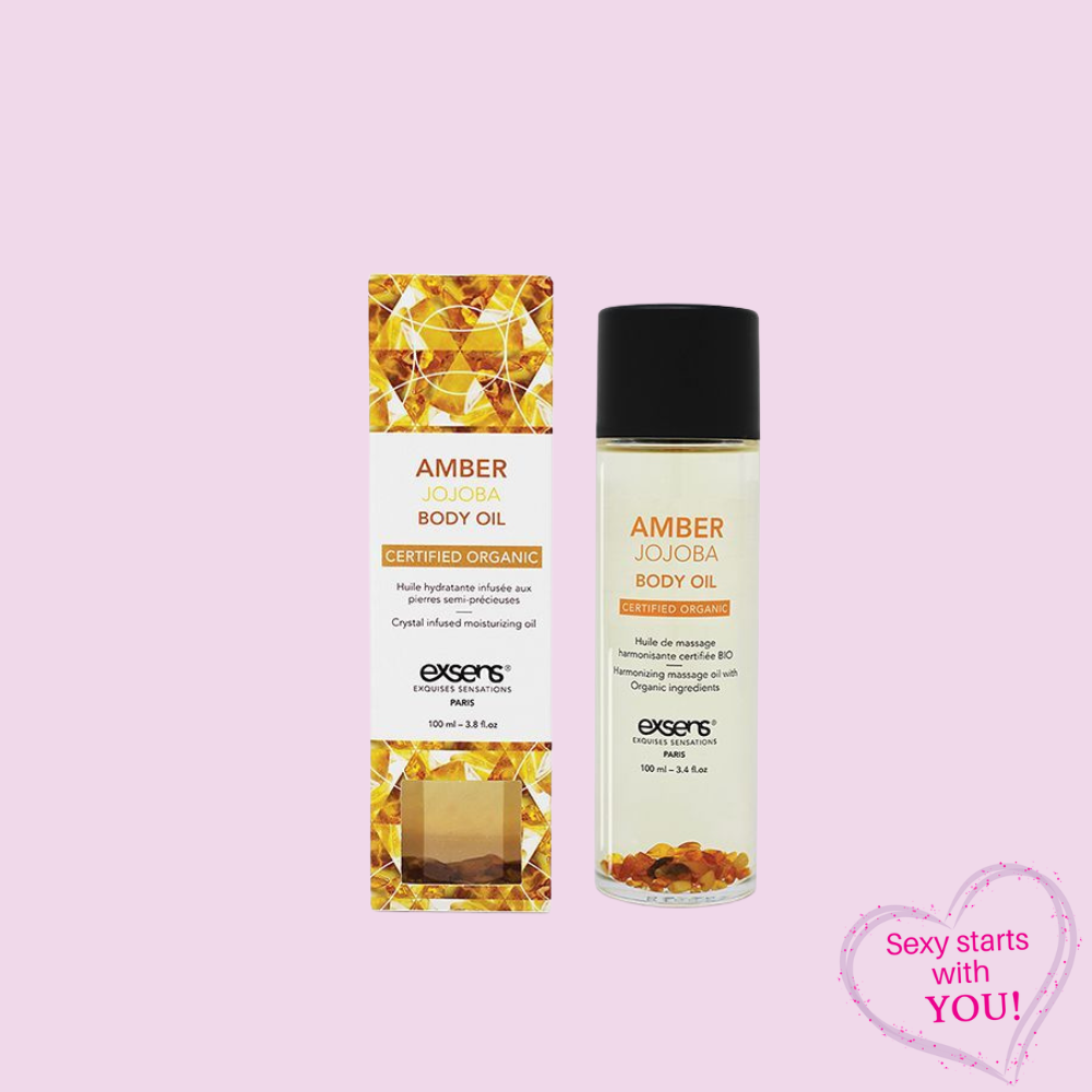 Organic Massage Oil with Crystals