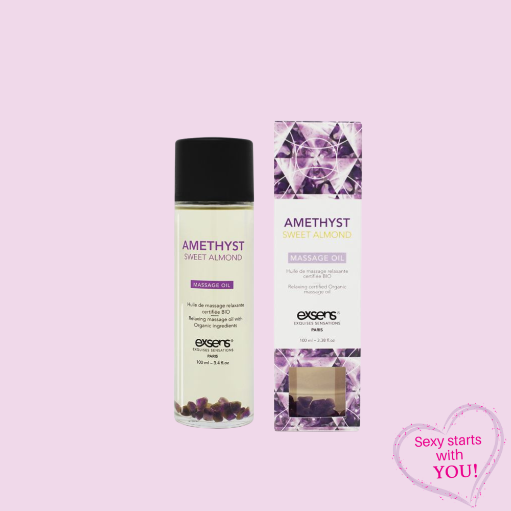 Organic Massage Oil with Crystals
