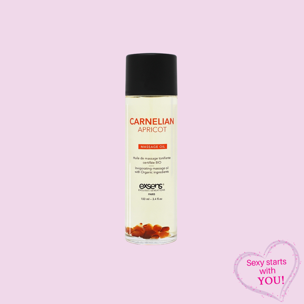 Organic Massage Oil with Crystals