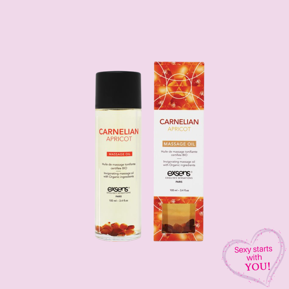 Organic Massage Oil with Crystals