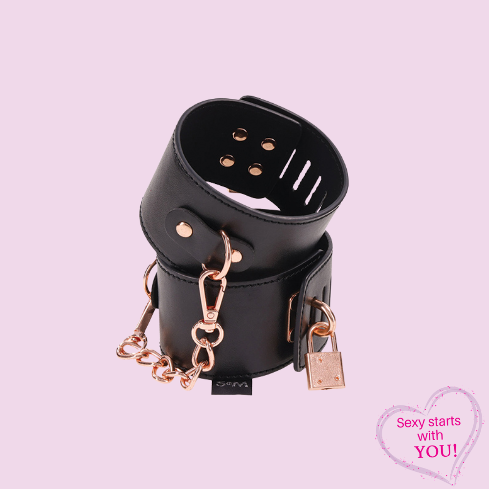 Rose Gold Locking Cuffs