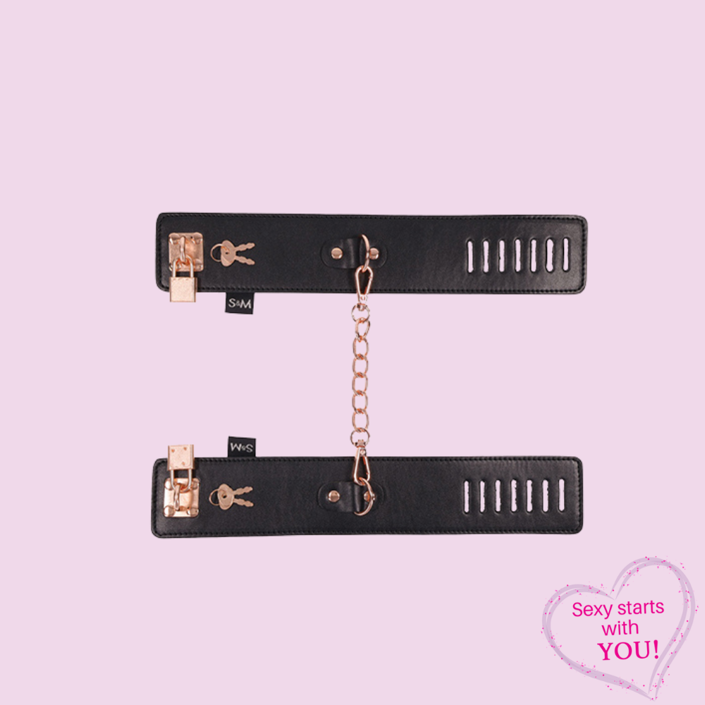 Rose Gold Locking Cuffs