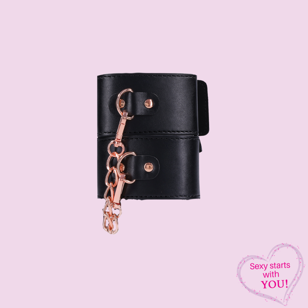Rose Gold Locking Cuffs