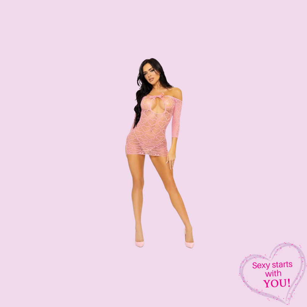 Seamless Heart Mini Dress