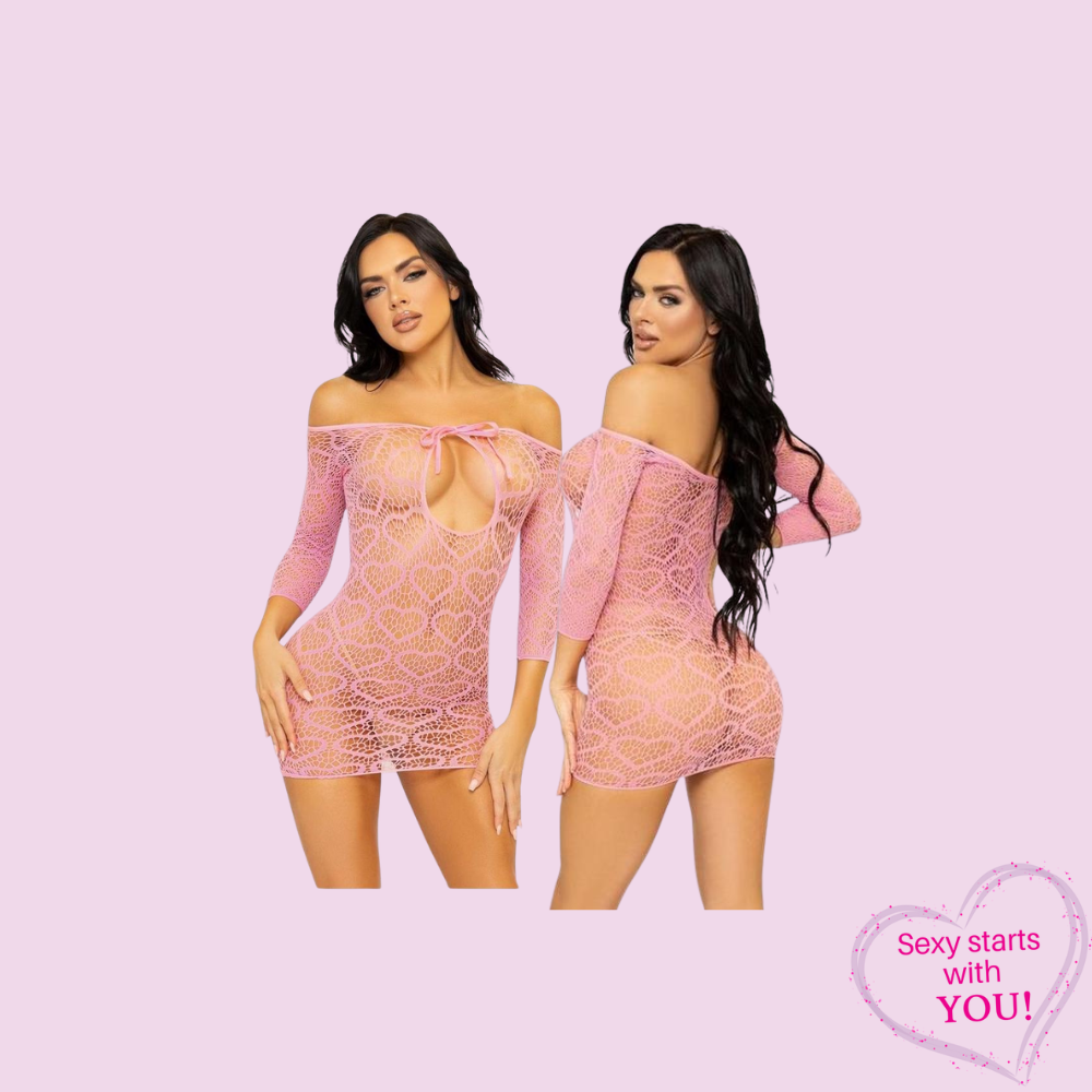 Seamless Heart Mini Dress