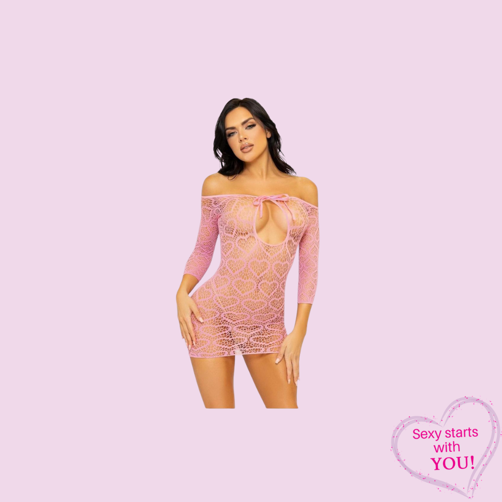 Seamless Heart Mini Dress