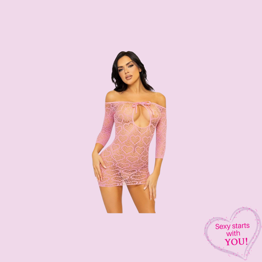 Seamless Heart Mini Dress
