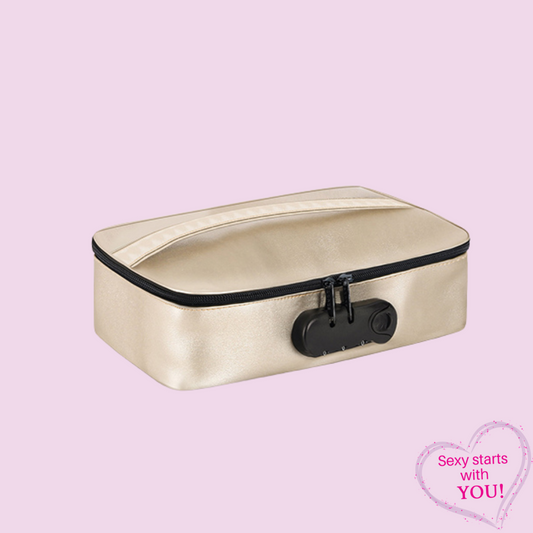 Golden Lockable Box