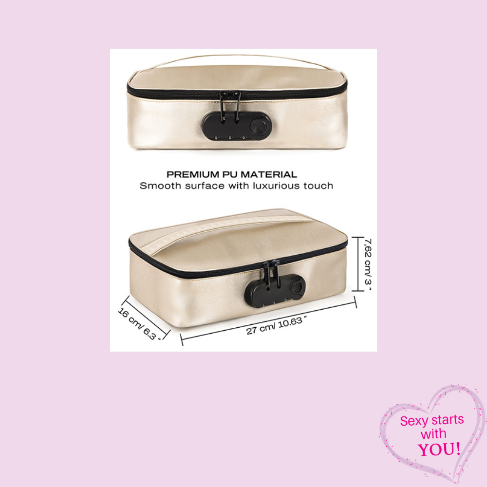 Golden Lockable Box