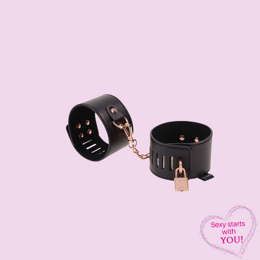 Rose Gold Locking Cuffs