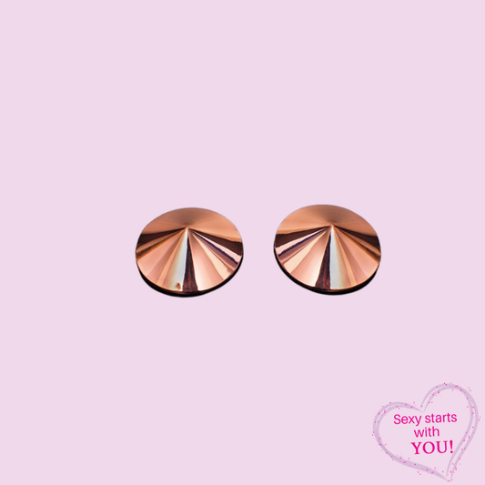 Rose Gold Metal Pasties